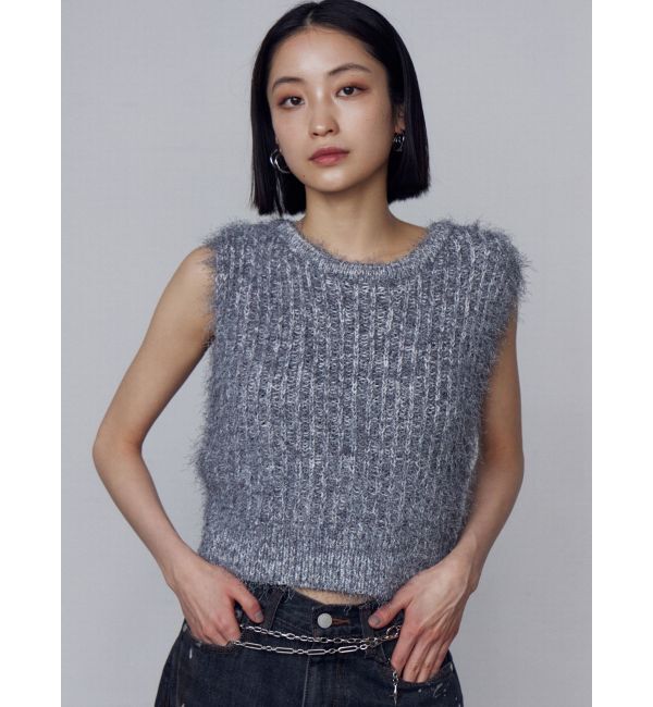 EMODA「ソフトシャギーニットタンクトップ」|ニット・セーター|