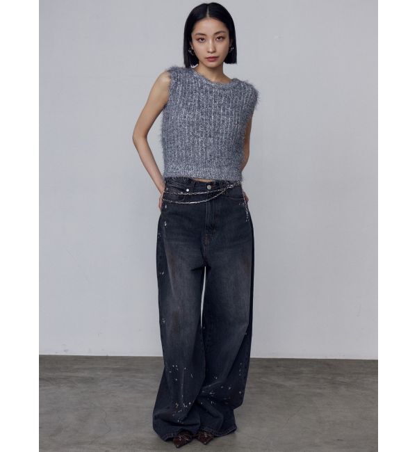 EMODA「ソフトシャギーニットタンクトップ」|ニット・セーター|