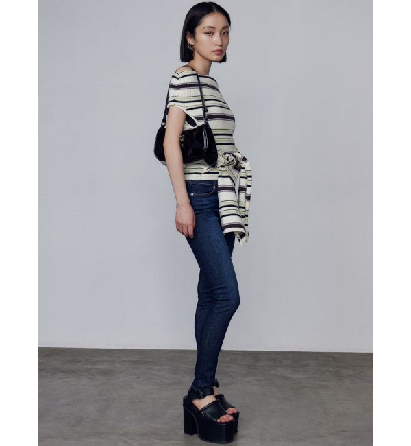 EMODA「リボンオフショルダートップ」|ニット・セーター|