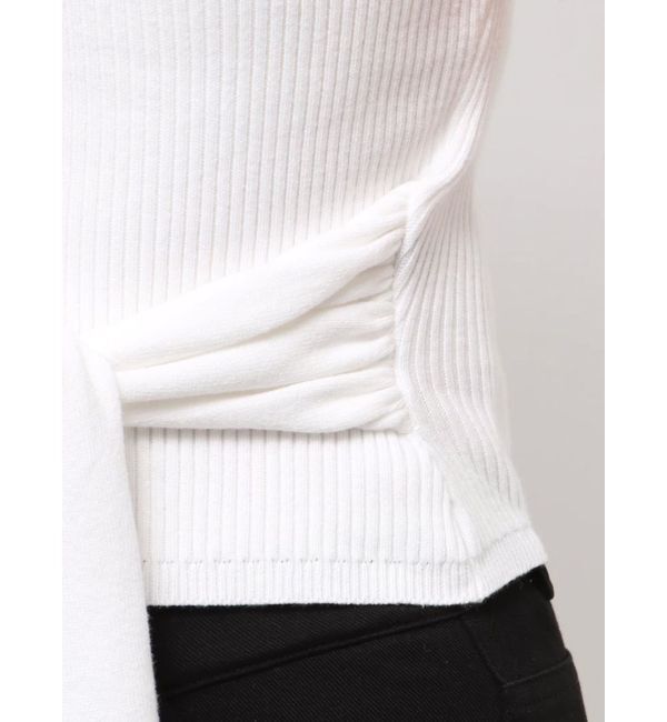EMODA「リボンオフショルダートップ」|ニット・セーター|