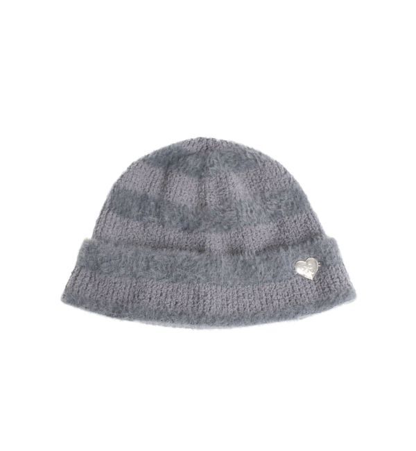 EMODA「ストライプシャギー2WAYビーニー」|ニット帽|