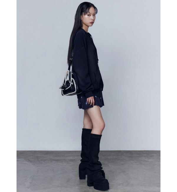 EMODA「プリーツニットミニスカート」|スカート|