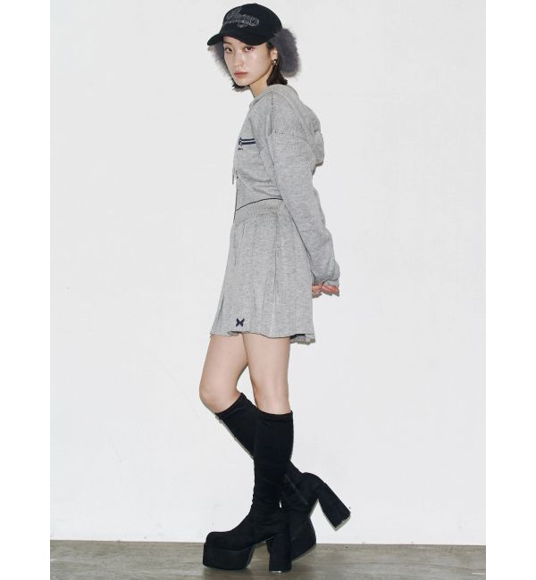 EMODA「プリーツニットミニスカート」|スカート|