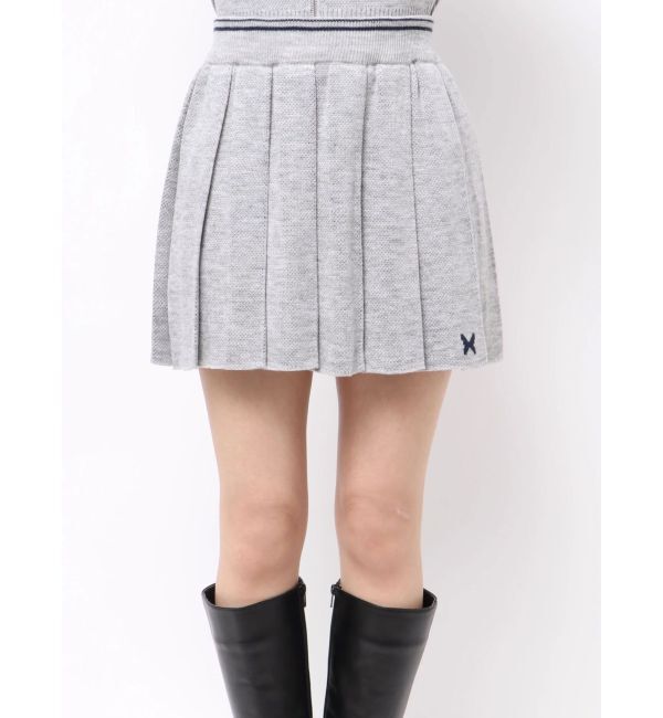 EMODA「プリーツニットミニスカート」|スカート|