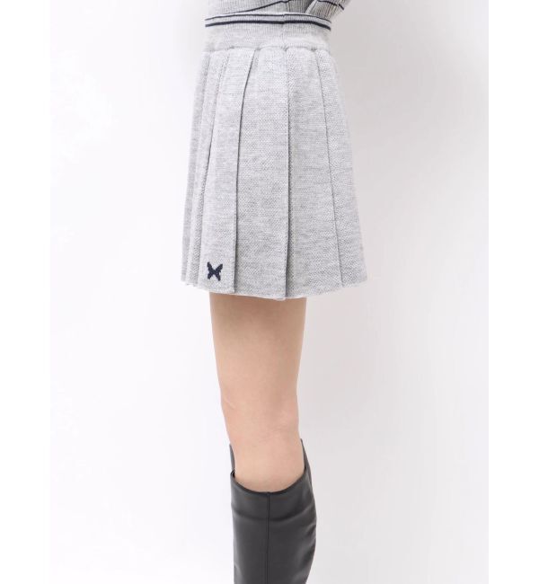 EMODA「プリーツニットミニスカート」|スカート|
