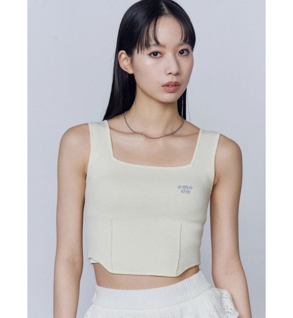 EMODA「ミニマルフィットニット」|ニット・セーター|イエロー