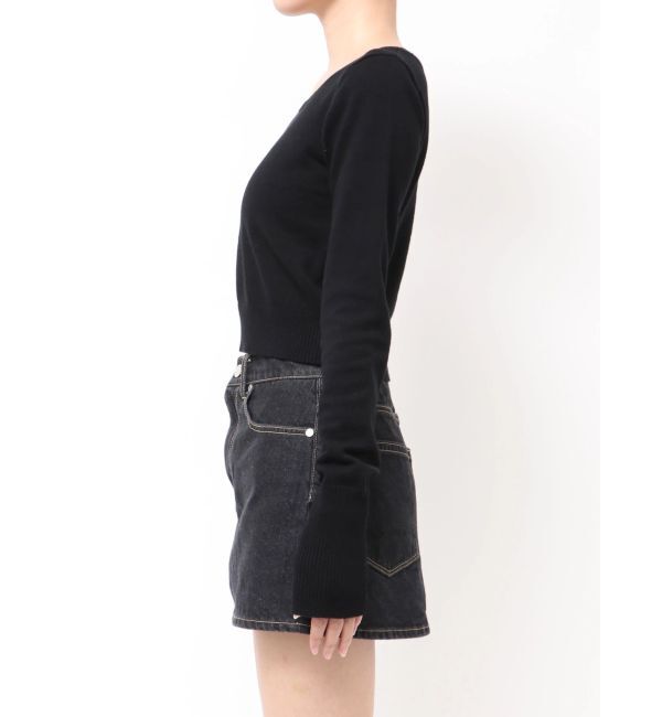 EMODA「プレートクロップニット」|ニット・セーター|