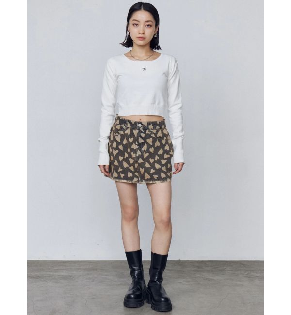 EMODA「プレートクロップニット」|ニット・セーター|