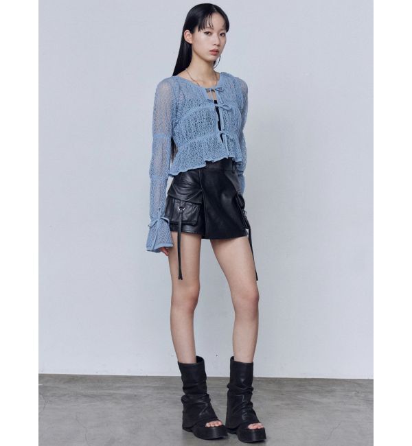 EMODA「2WAYギャザーリボンニット」|ニット・セーター|