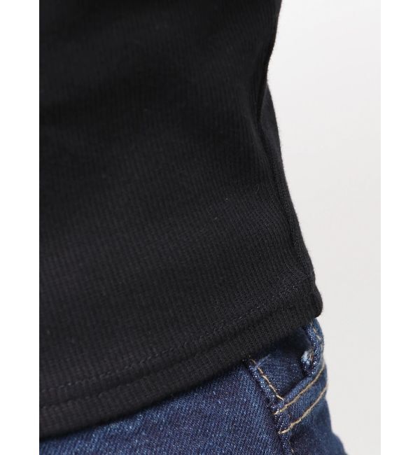 EMODA「ロゴパッチクロップドロンT」|Tシャツ・カットソー|