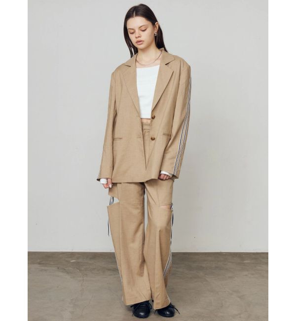 EMODA「ロゴパッチクロップドロンT」|Tシャツ・カットソー|