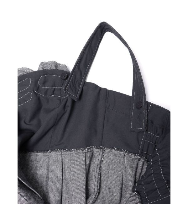 MERCURYDUO「デニムフラワーモチーフジャンスカ」|ワンピース|