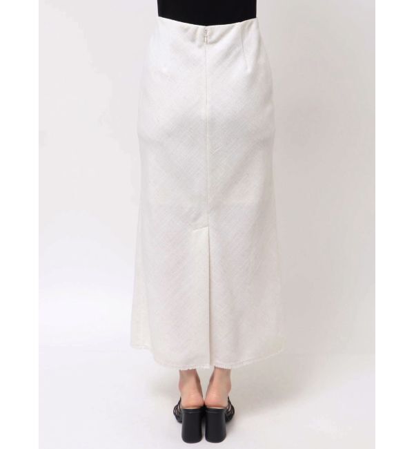 MERCURYDUO「【OUNNOUN】ヘビーリネンナロースカート」|スカート|