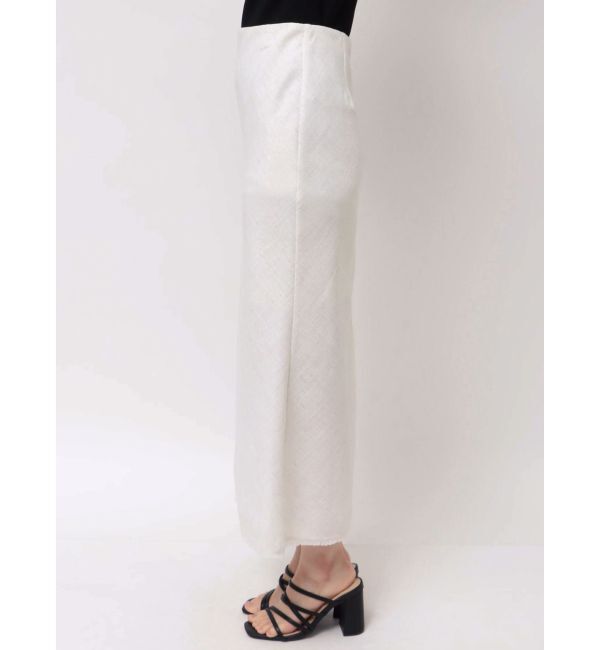 MERCURYDUO「【OUNNOUN】ヘビーリネンナロースカート」|スカート|