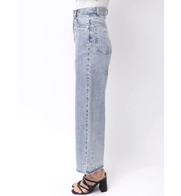 MERCURYDUO「【追加生産】パールデニムパンツ」|デニム|