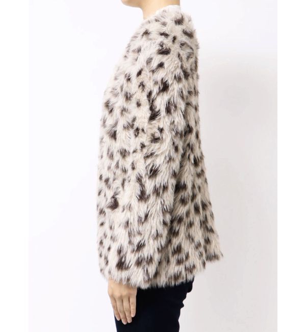 MERCURYDUO「ファーライクシャギーミドルカーディガン」|カーディガン|