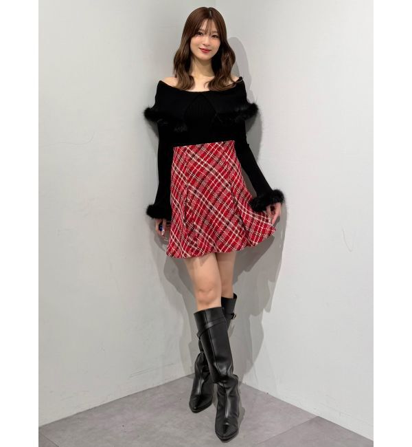 MERCURYDUO「オリジナルロービングチェックミニスカパン」|その他|