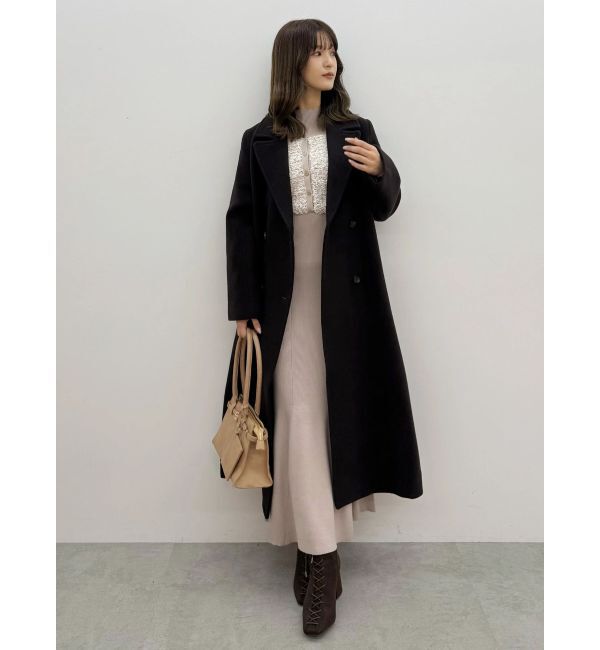 MERCURYDUO「ツイードニットカーデドッキングマーメイドニットワンピース」|ワンピース|