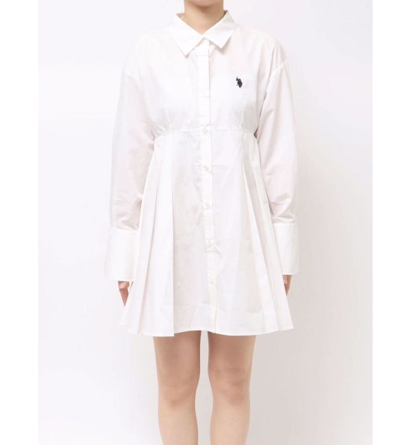 MERCURYDUO「U.S. POLO ASSN.別注 ベストセットシャツミニワンピース」|ワンピース|