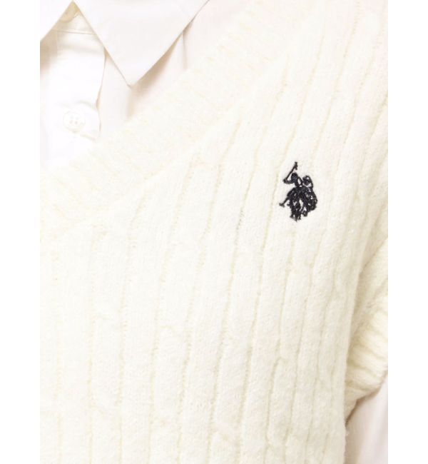 MERCURYDUO「U.S. POLO ASSN.別注 ベストセットシャツミニワンピース」|ワンピース|