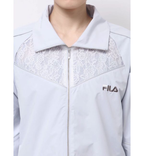 MERCURYDUO「【FILA別注】レース切替トラックジャケット」|ブルゾン・スタジャン|