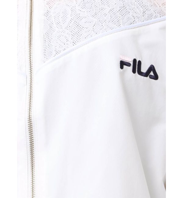 MERCURYDUO「【FILA別注】レース切替トラックジャケット」|ブルゾン・スタジャン|