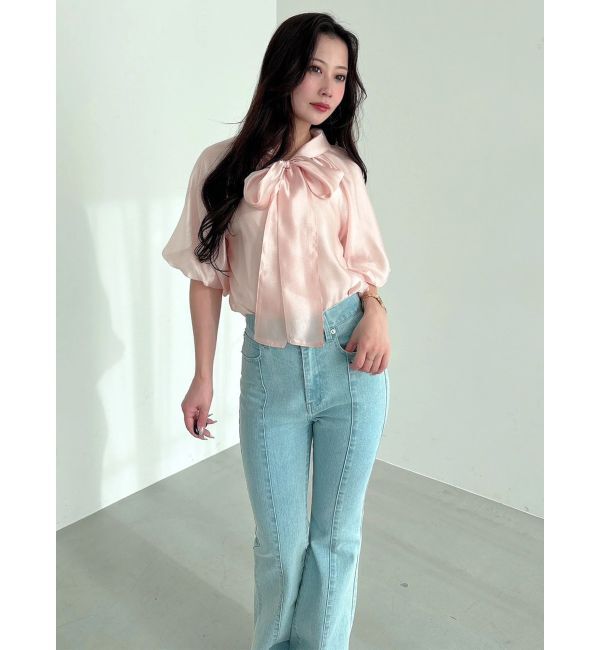 MERCURYDUO「ストレッチブーツカットデニムパンツ」|デニム|