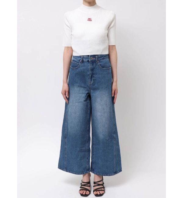 MERCURYDUO「【EMILY IN PARISコラボ】 ロゴエンブロイダリーニット」|ニット・セーター|