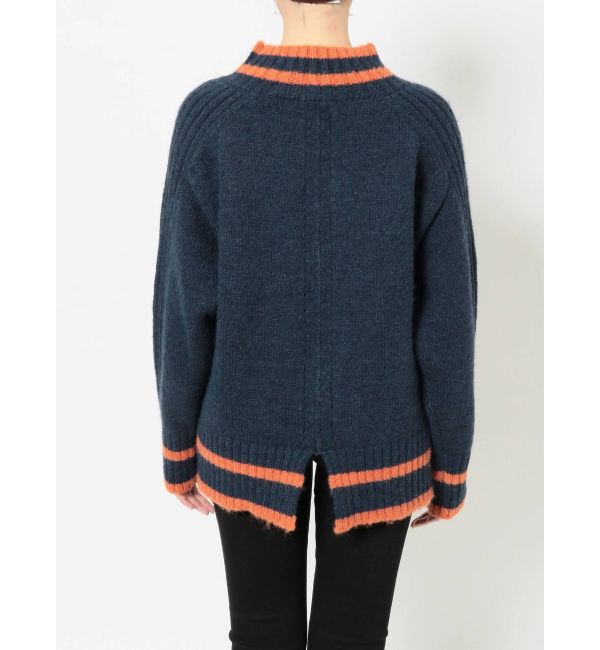 MURUA「【WEB限定 ITEM】バックスリットラインニットチュニック」|ニット・セーター|