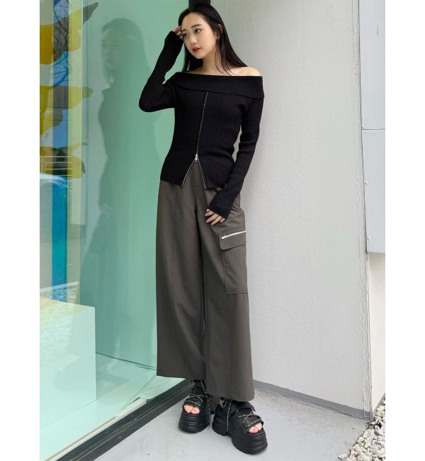 MURUA「ツートーンカラーコードサンダル」|サンダル|