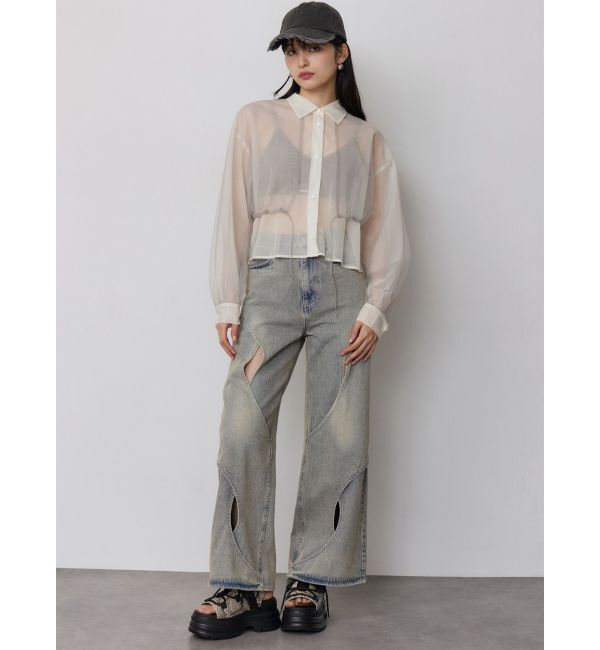 MURUA「ツートーンカラーコードサンダル」|サンダル|