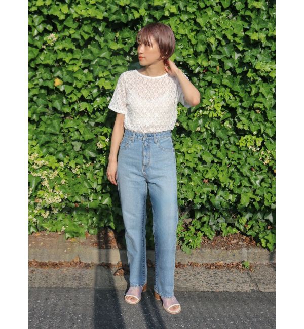 Ungrid「ヴィンテージスリムストレートデニム」|デニム|