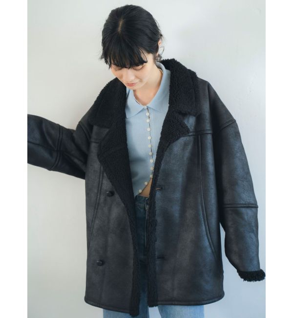 Ungrid「フェイクムートンルーズブルゾン」|ブルゾン・スタジャン|