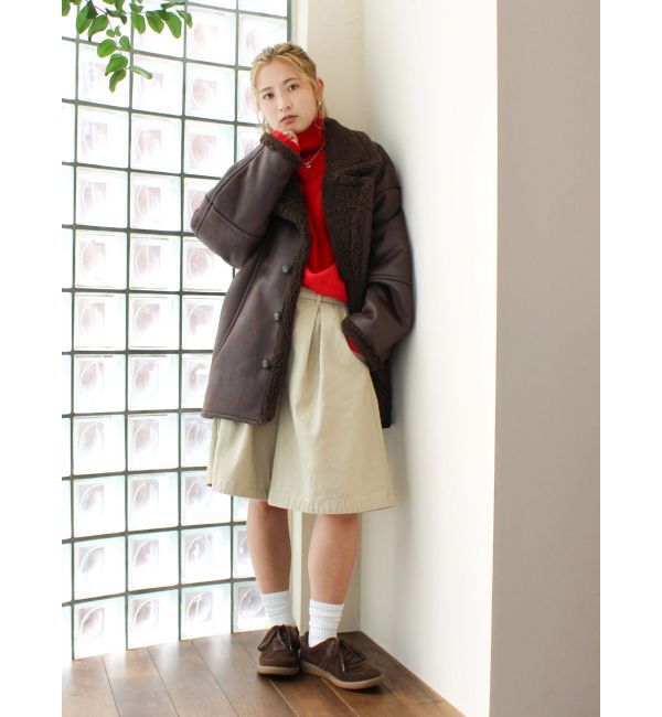 Ungrid「フェイクムートンルーズブルゾン」|ブルゾン・スタジャン|