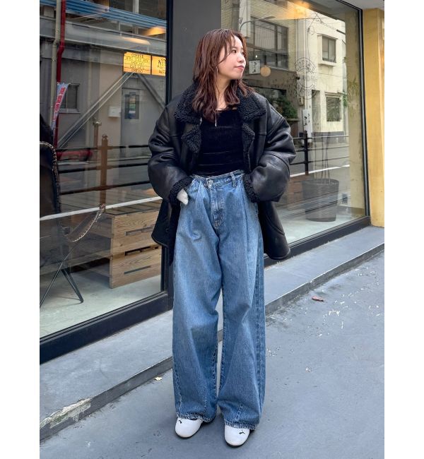 Ungrid「フェイクムートンルーズブルゾン」|ブルゾン・スタジャン|