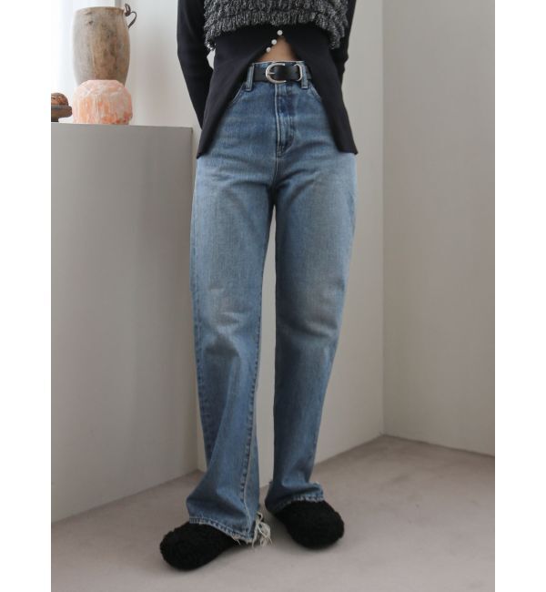 Ungrid「ヴィンテージルーズストレートデニム」|デニム|