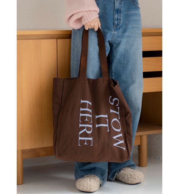 Ungrid「ビッグロゴトートバッグ」|トートバッグ|