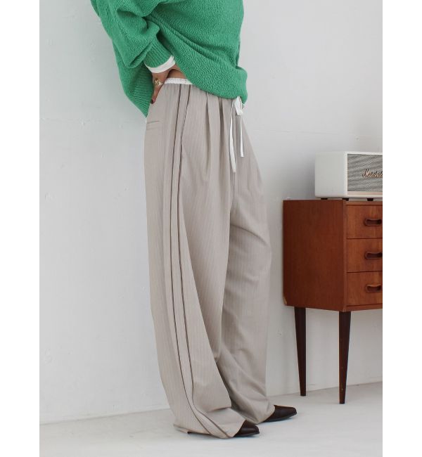 Ungrid「ウエストデザインラインパンツ」|その他|