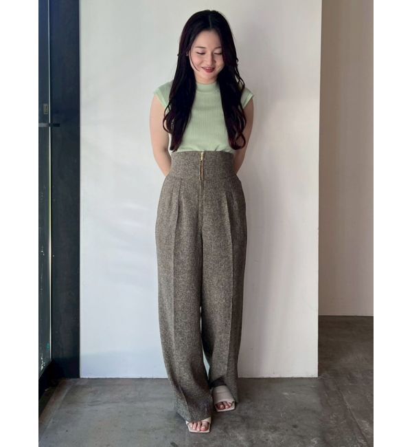 LAGUNAMOON「【追加生産/新色追加】カバースリーブシアーニットプルオーバー」|ニット・セーター|