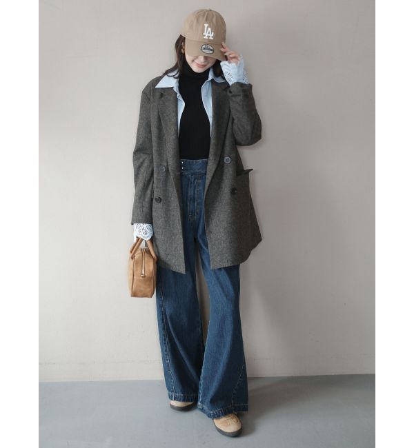 LAGUNAMOON「ベーシックリブタートルネックプルオーバー」|ニット・セーター|