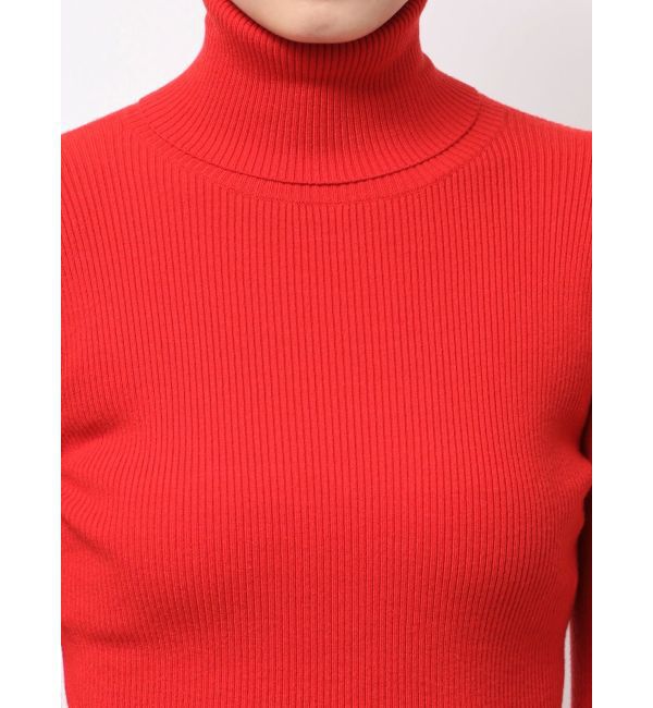 LAGUNAMOON「ベーシックリブタートルネックプルオーバー」|ニット・セーター|