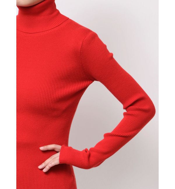 LAGUNAMOON「ベーシックリブタートルネックプルオーバー」|ニット・セーター|