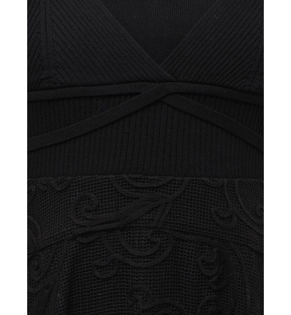 LAGUNAMOON「メッシュコンビニットドッキングワンピ-ス」|ワンピース|