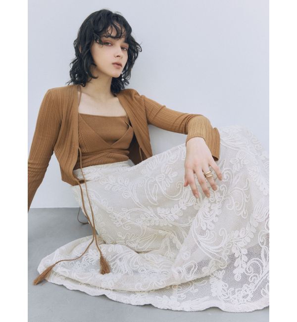 LAGUNAMOON「メッシュコンビニットドッキングワンピ-ス」|ワンピース|