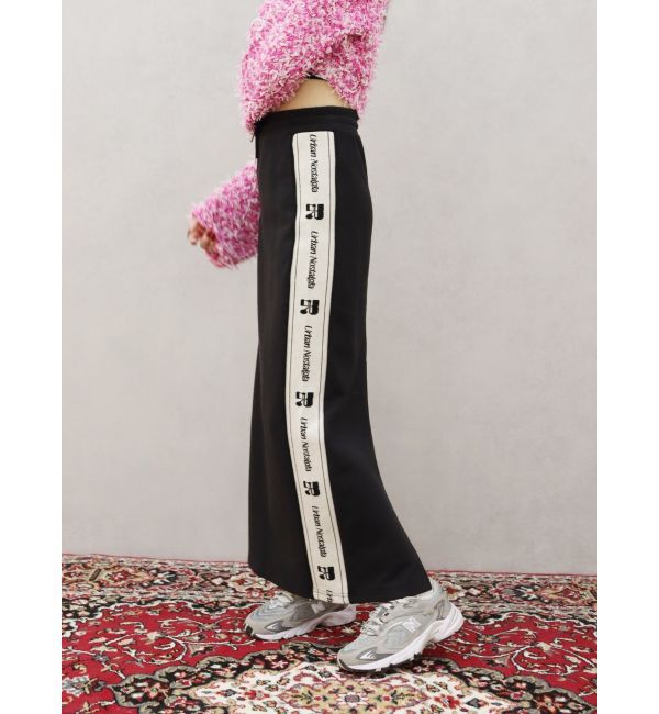 EVRIS「サイドロゴラインスウェットロングスカート【セットアップ着用可能】」|スカート|