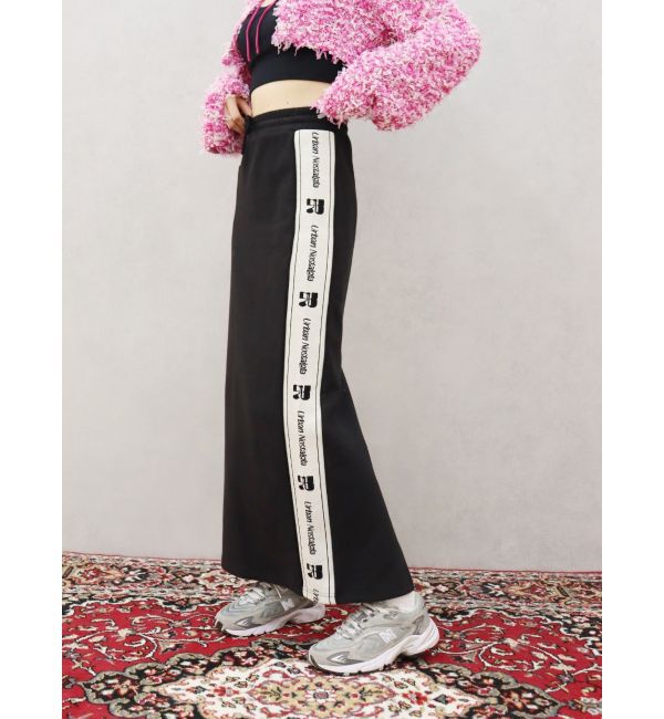 EVRIS「サイドロゴラインスウェットロングスカート【セットアップ着用可能】」|スカート|