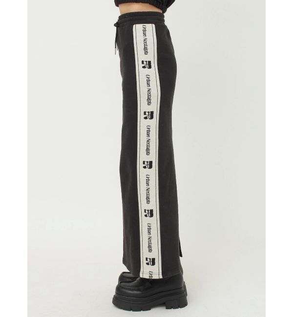 EVRIS「サイドロゴラインスウェットロングスカート【セットアップ着用可能】」|スカート|