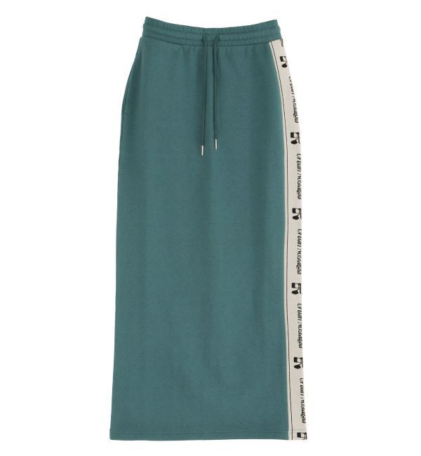 EVRIS「サイドロゴラインスウェットロングスカート【セットアップ着用可能】」|スカート|