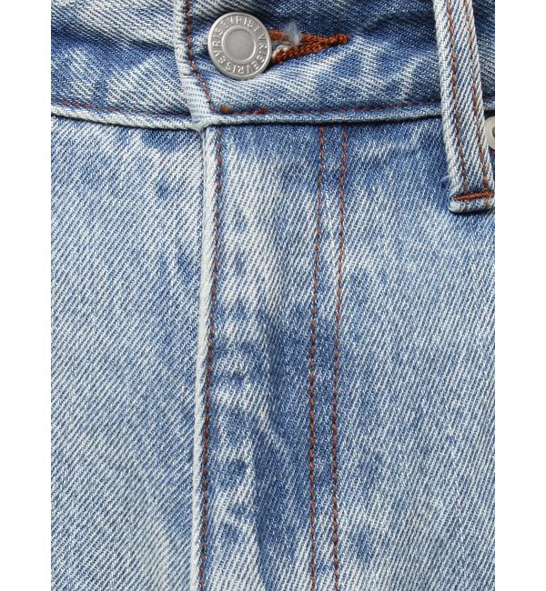 EVRIS「カットアウトワイドデニムパンツ」|デニム|