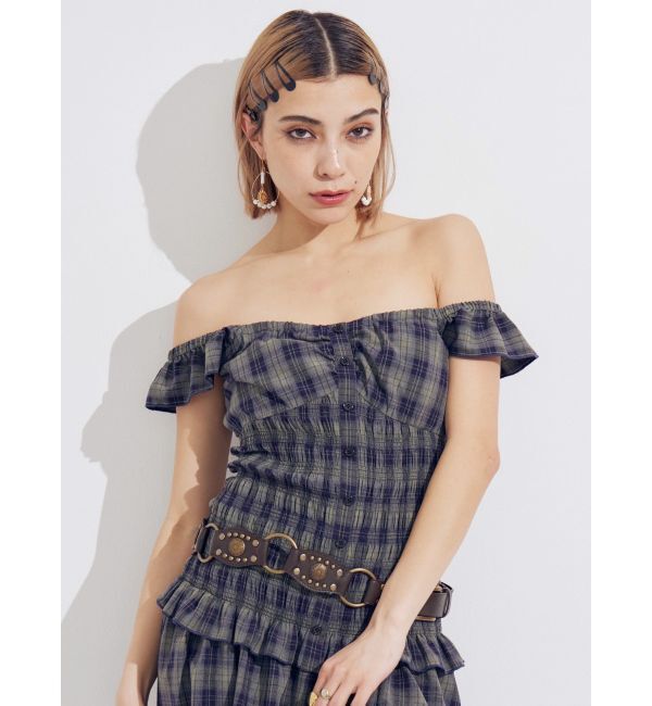 EVRIS「SHELL STONE SUNNY MOTIFピアス」|ピアス|